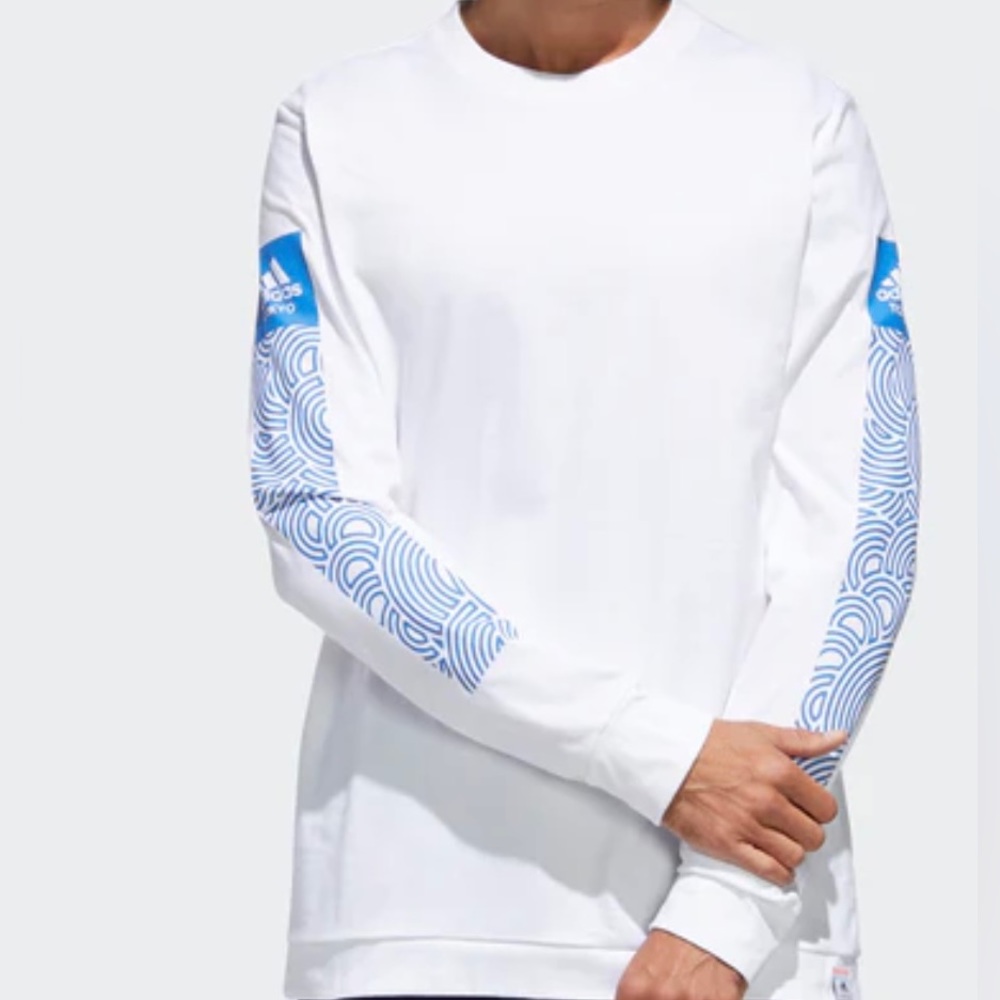 ADIDAS Takahashi Riko Crossover LS T M Hiroko Geometry Printing-LIMITED EDITION